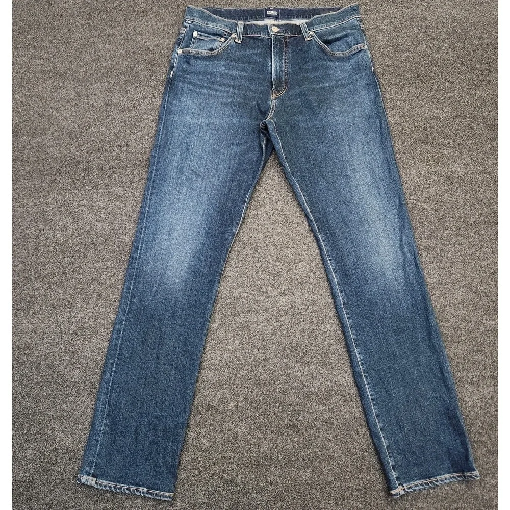 Citizens of Humanity Gage Jeans Mens 34 Blue Denim Classic Straight Made USA